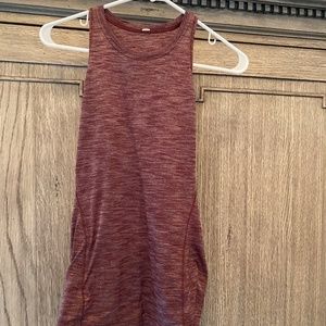 Lululemon &go Everywhere Tank Heathered Bordeaux